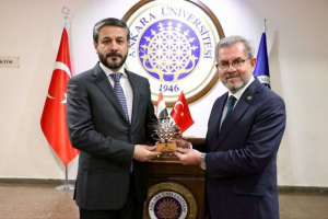 Read more about the article Dr. Al-Aboudi Visits Ankara, His Excellency Reviews with Ankara University Fields of Scientific & Academic Cooperation
