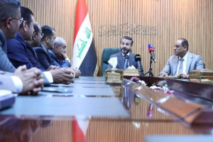 Read more about the article During Visiting Iraqi Academics Syndicate, Dr. Al-Aboudi Congratulates Election Its New President, His Excellency Stresses on Importance of Integration & Achieving Goals & Mission of Educational Institution