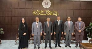 Read more about the article A Delegation from College of Law / University of Kerbala Discussing Ways of Cooperation with Karbala President of the Court of Appeal