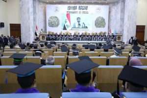 Read more about the article During Graduation Ceremony of 34th Group Anbar University, Dr. Al-Aboudi Confirms Admitting of More Than Three Thousand International Students in Iraqi Universities