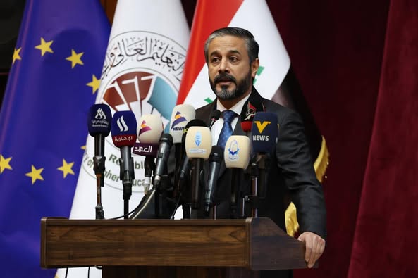 Read more about the article In cooperation with European Union Delegation, Dr. Al-Aboudi Announces Establishing of Specialized University Units for Erasmus+ Program & His Excellency Affirms Continuation of International Partnerships