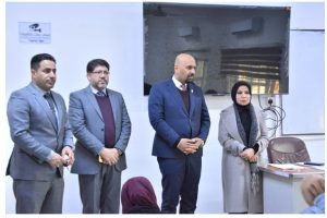 Read more about the article Dean of Applied Medical Sciences Follows Up on Examination Procedures Accompanied by the Vice Deans for Scientific and Administrative Affairs