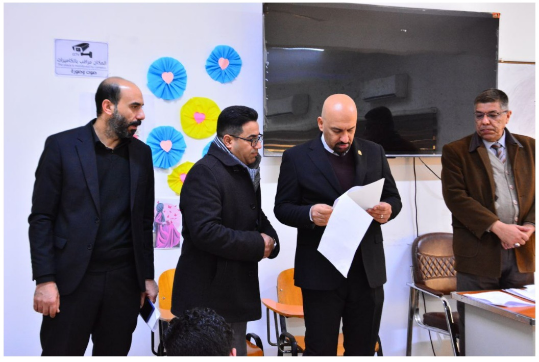 Read more about the article Dean of Applied Medical Sciences Inspects Examination Halls as First Semester Exams Begin