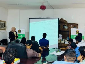مبادرة ريادة – جامعة كربلاء -مركز التدريب والتأهيل والتوظيف رقم 9