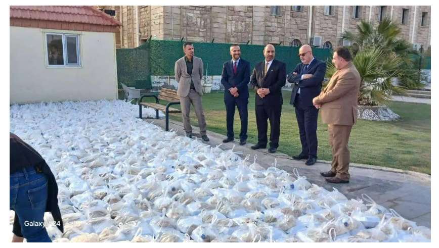 You are currently viewing كلية الإدارة والاقتصاد تقدّم وجبات الإفطار لطلاب وطالبات الأقسام الداخلية