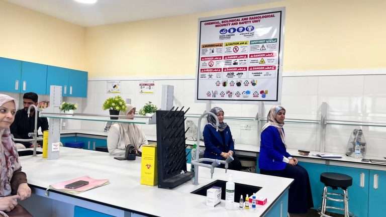 Read more about the article وحدة شؤون المرأة تقيم ورشة عمل بعنوان أهمية اختبار فصائل الدم للمتزوجين