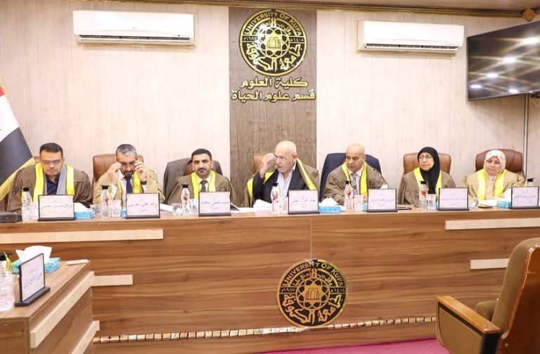 Read more about the article أطروحة دكتوراه في جامعة الكوفة تناقش تصنيع أوكسيد التيتانيوم النانوي بيولوجيًا واختبار فعاليته ضد بكتريا شديدة المقاومة للمضادات الحيوية