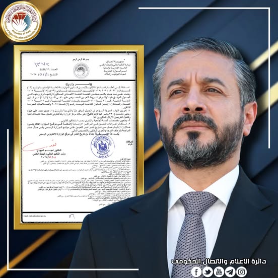You are currently viewing وزير التعليم يصدر أمرا وزاريا بتعيين 320 من حملة الشهادات العليا والأوائل