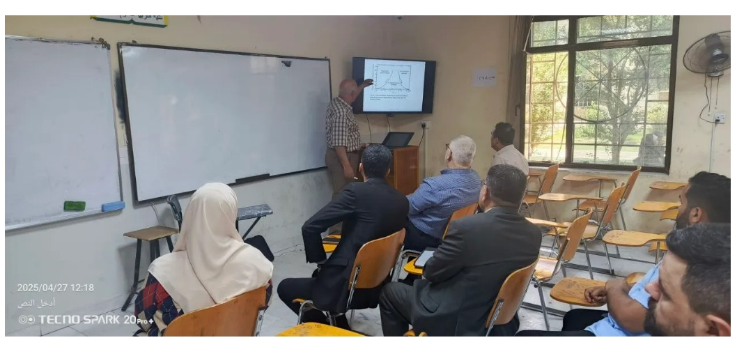 You are currently viewing جامعة كربلاء تنظم دورة تدريبية عن تحسين خواص التدريب الاشعاعي لأشعة كاما في بعض المواد البوليميرية
