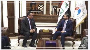 Read more about the article وزير التعليم العالي والبحث العلمي الدكتور نعيم العبودي يستقبل الأمين العام لاتحاد مجالس البحث العلمي العربية