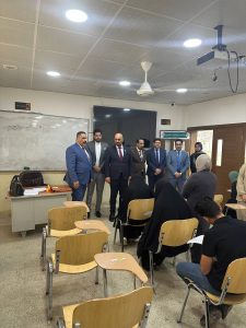 Read more about the article مساعد رئيس جامعة كربلاء يتفقد سير الامتحانات النهائية في كلية  العلوم الطبية التطبيقية
