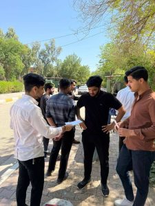 Read more about the article طلبة الصحة البيئية في كلية العلوم الطبية التطبيقية يطلقون حملة توعوية حول تأثيرات أشعة الشمس