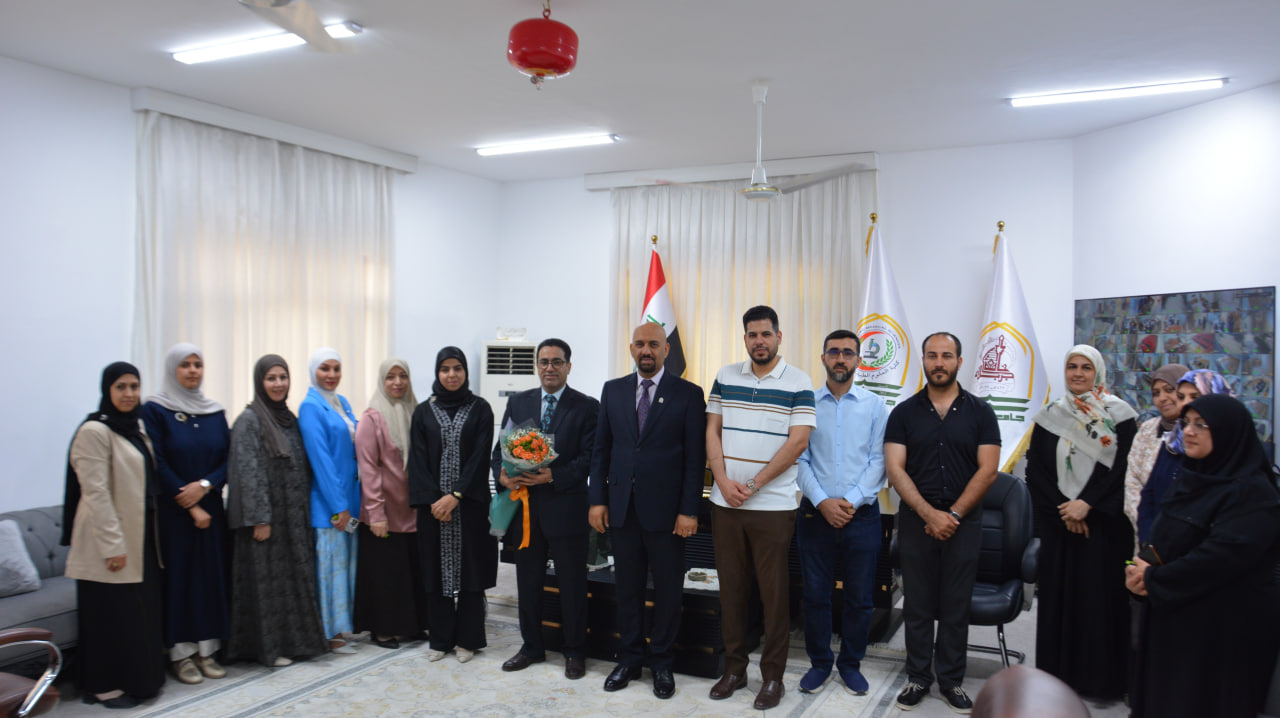 You are currently viewing قسم الصحة البيئيه يهنئ المعاون العلمي بمناسبة الترقية إلى الأستاذية