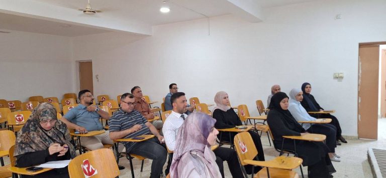 Read more about the article ورشة عمل علمية حول تقنيات قياس فعالية المركبات المضادة للبكتيريا والفطريات في كلية العلوم الطبية التطبيقية