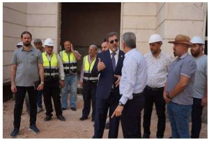 Read more about the article رئيس الجامعة يتفقد مشروع مبنى قسم الهندسة المدنية ويشيد بجودة الإنهاءات ونسب الإنجاز