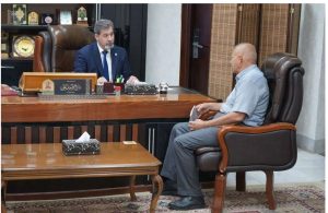 Read more about the article رئيس الجامعة يستقبل مدير الموارد المائية لبحث سبل التعاون المشترك