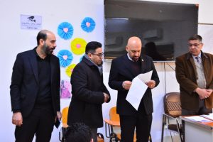 Read more about the article عميد العلوم الطبية التطبيقية يتفقد القاعات الامتحانية مع انطلاق امتحانات الكورس الأول