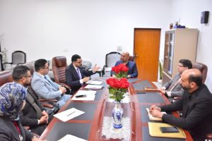 Read more about the article مجلس كلية العلوم الطبية التطبيقية يستضيف الممتحن الخارجي من جامعة كينغستون لمناقشة تقريره التقويمي