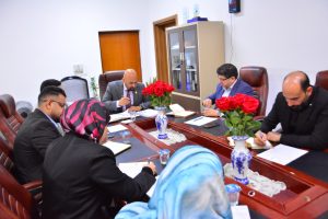 Read more about the article كلية العلوم الطبية التطبيقية تعقد اجتماع مجلسها الثاني عشر لمناقشة المسيرة التعليمية والإدارية