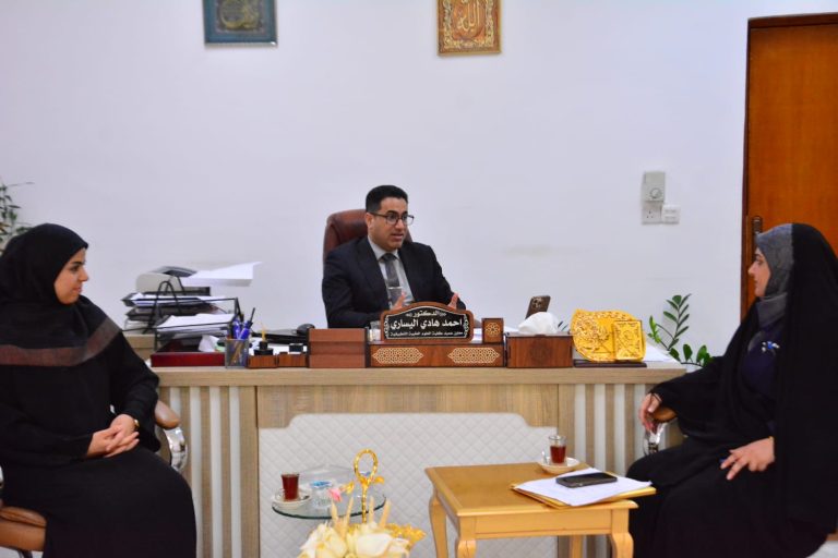 Read more about the article كلية العلوم الطبية التطبيقية تستقبل مديرة مكتب شؤون المواطنين في جامعة كربلاء